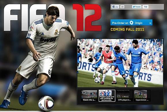 FIFA 12 on Xperia PLAY