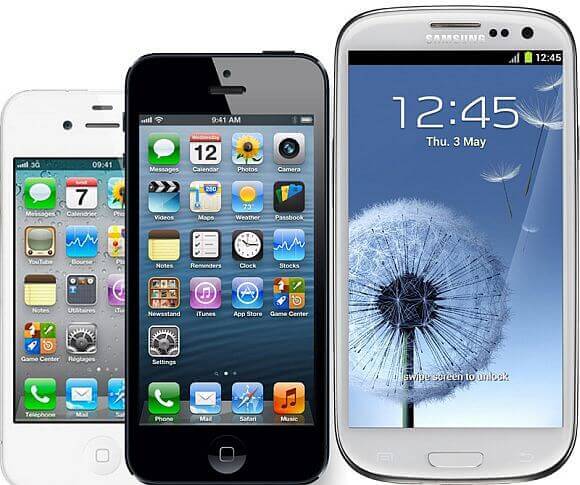 iPhone 5 vs 4S vs S3 1