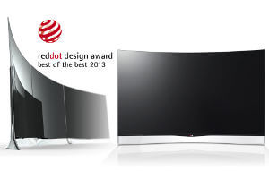 Red dot Best of the Best LG Curved OLED TV Mar13