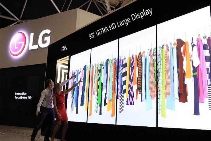 LG 98-inch ULTRA HD Digital Signage 02_ISE 2015