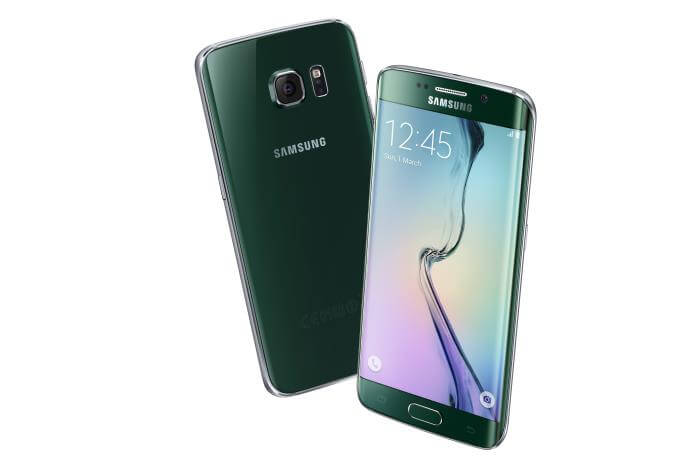 Samsung Galaxy S6 edge zeleni