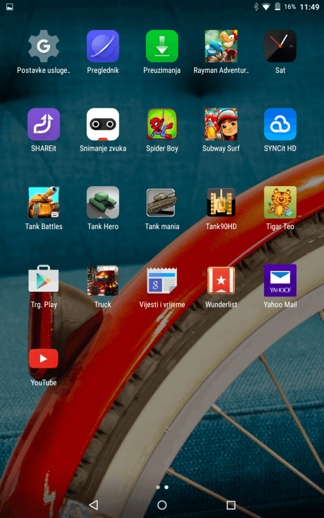 Lenovo Yoga Tab 3 screenshot 2