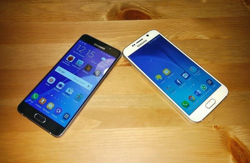 Samsung Galaxy A5 vs S6 e1454274558865