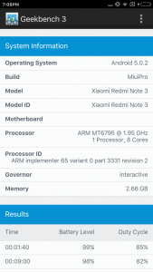 Xiaomi Redmi Note 3 benchmark 13