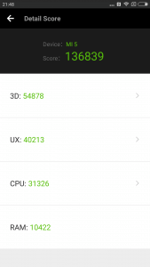 Xiaomi Mi5 benchmark 2