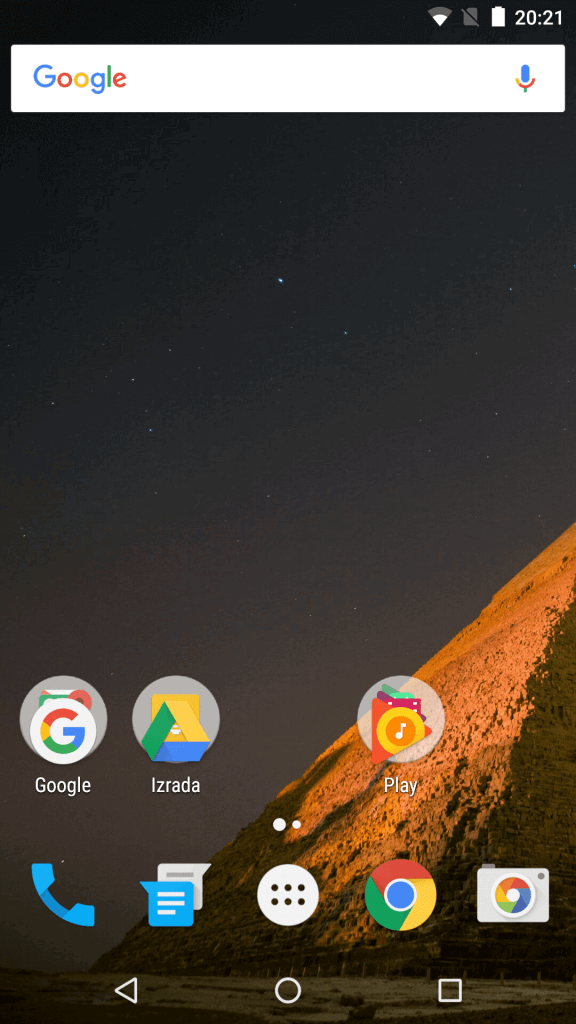 Google Andorid One General Mobile 5 Plus sucelje 1