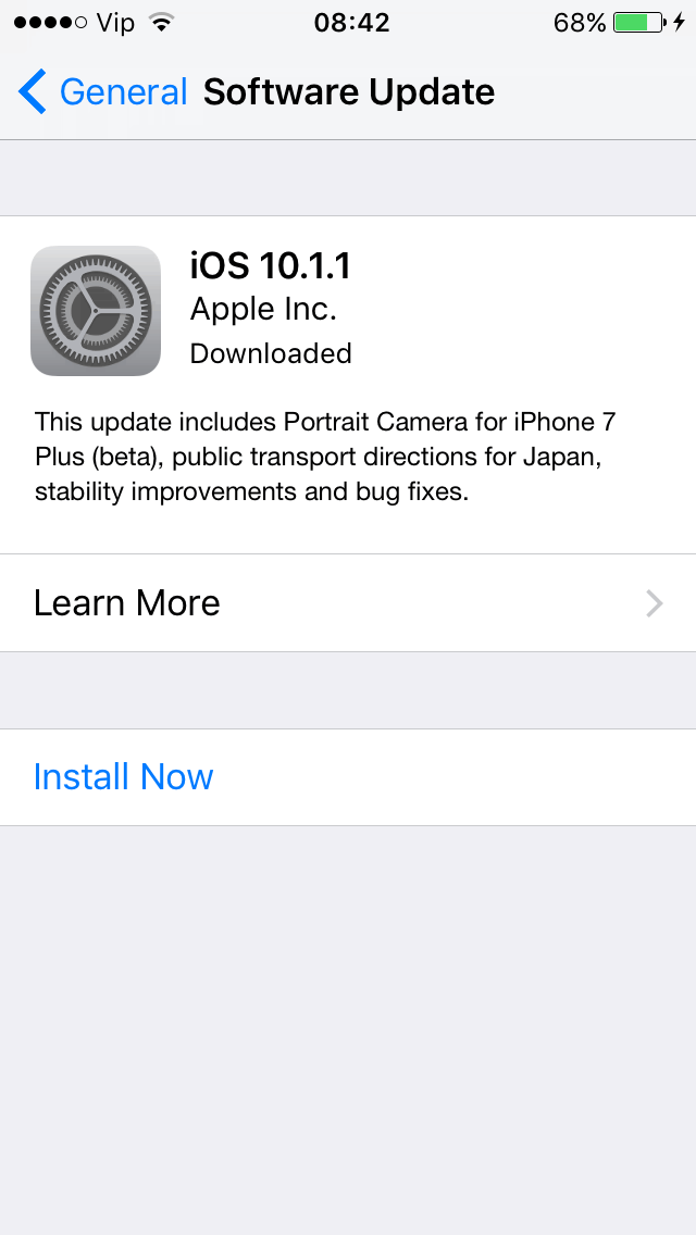iOS 10 upgrade 5