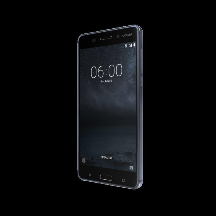 Nokia 6 Tempered Blue front