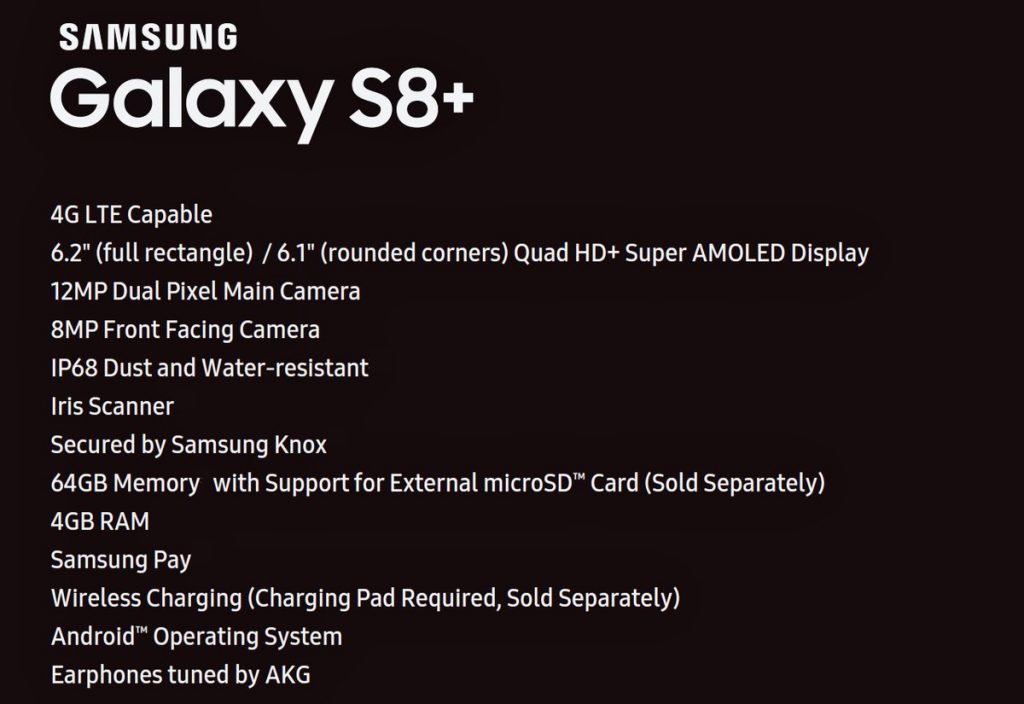 Samsung S8 8