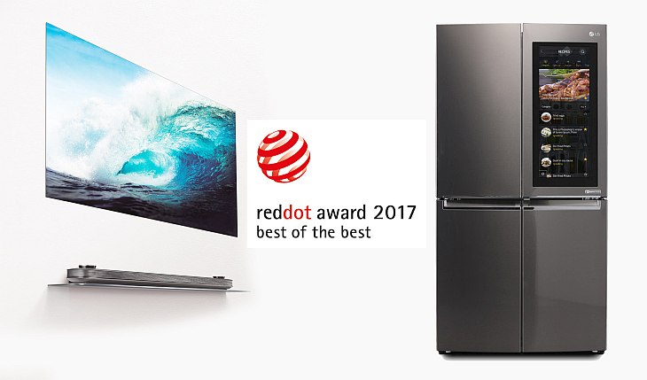 Red Dot Best of the Best with LG SIGNATURE OLED TV WINSTAVIEW REF
