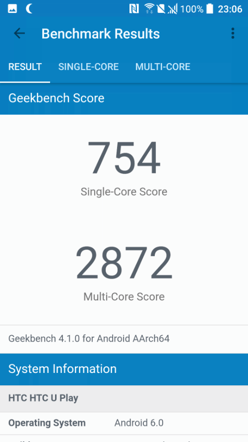 HTC U Play benchmark 14