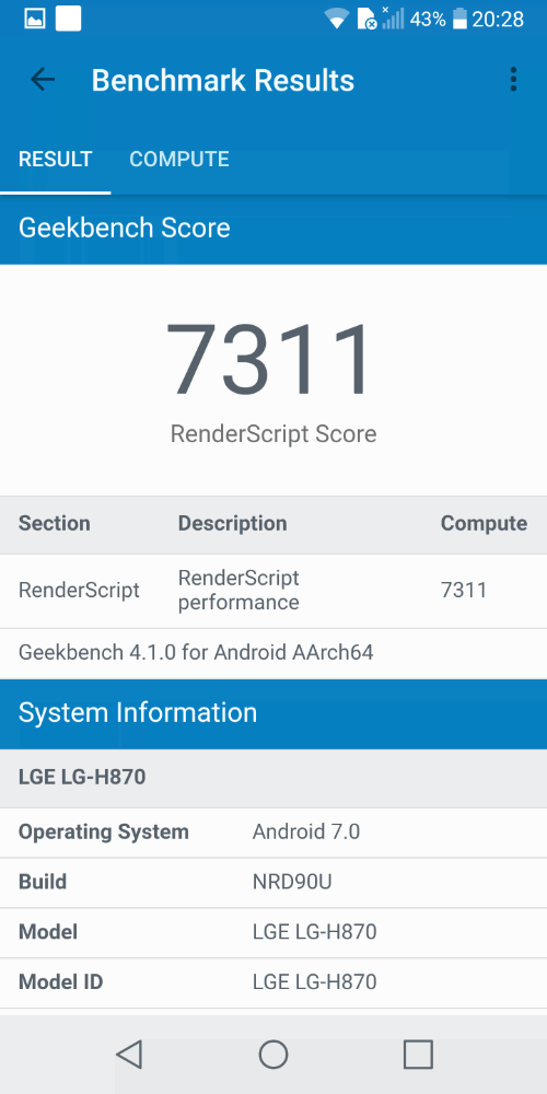 LG G6 benchmark 11