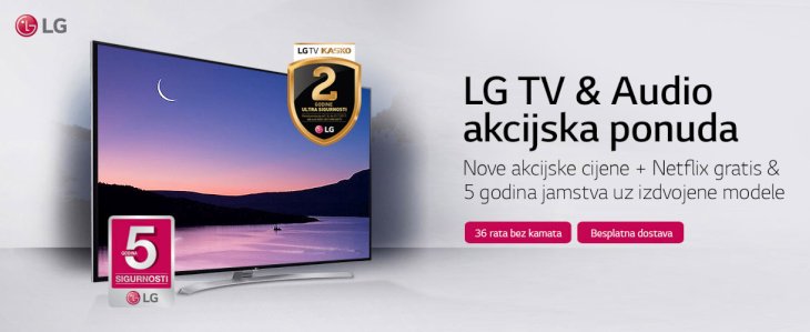 LG akcija televizora