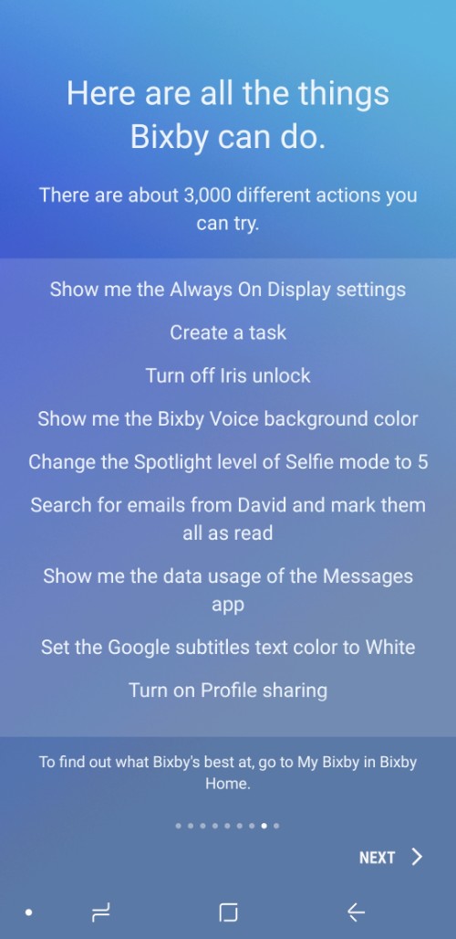 Samsung Note 8 Bixby 10