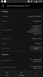 HTC U11 Life benchmark 4