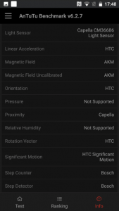 HTC U11 Life benchmark 7