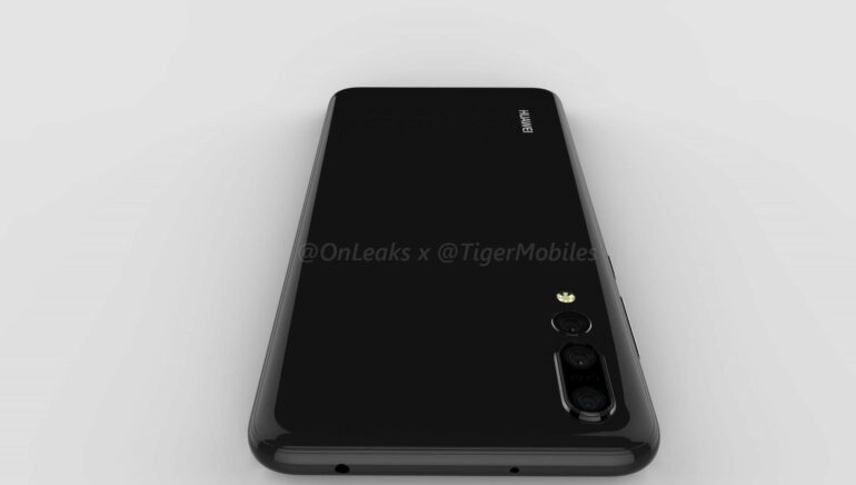 Huaweia P20 Plus renderi