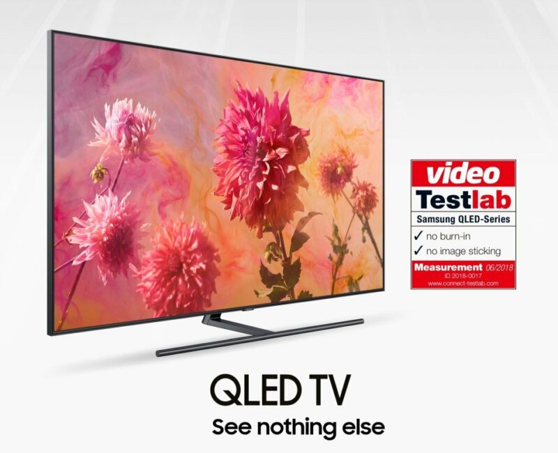 Samsung QLED TV bez burn in problema