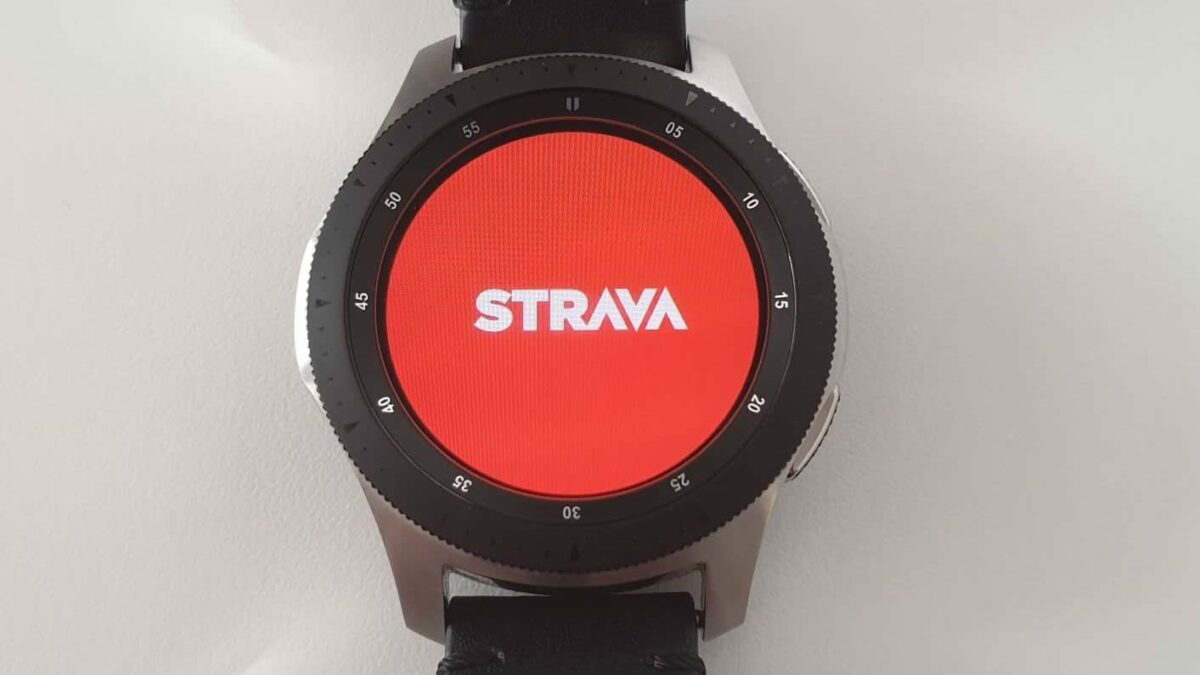Strava na Gear Watch satu 4 e1542576899513