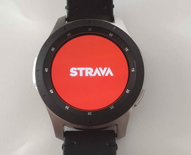 Strava na Gear Watch satu 4 e1542576899513