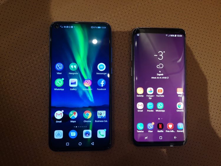 Honor View20 vs Samsung S9 5 e1548444452518