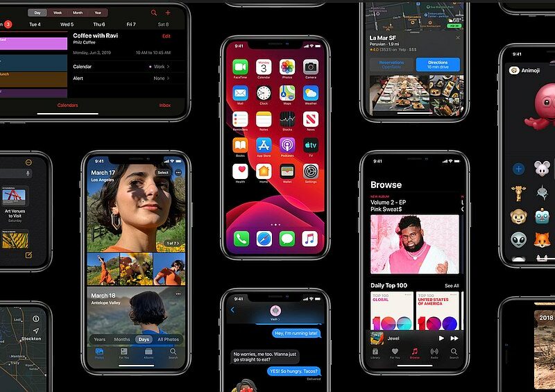 iOS 13 Dark Mode 2
