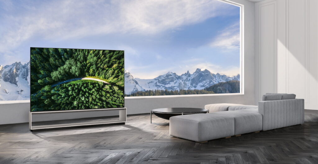 LG SIGNATURE OLED 8K TV model 88Z9 1