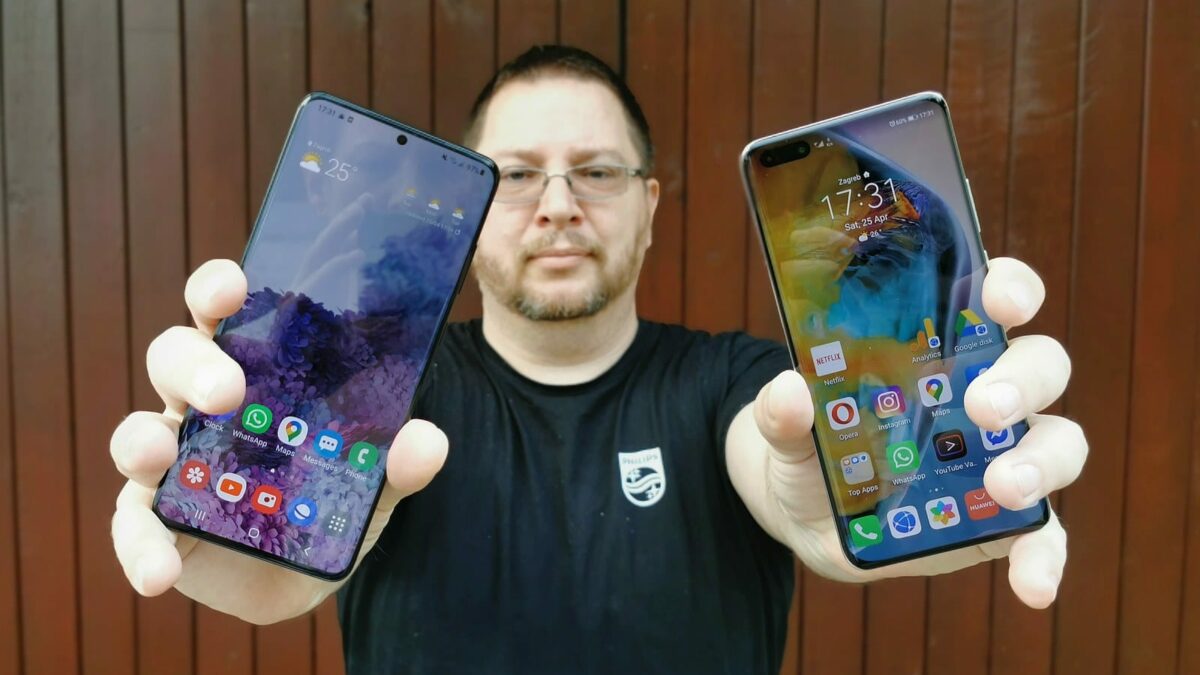 Samsung Galaxy S20 vs Huawei P40 Pro 1