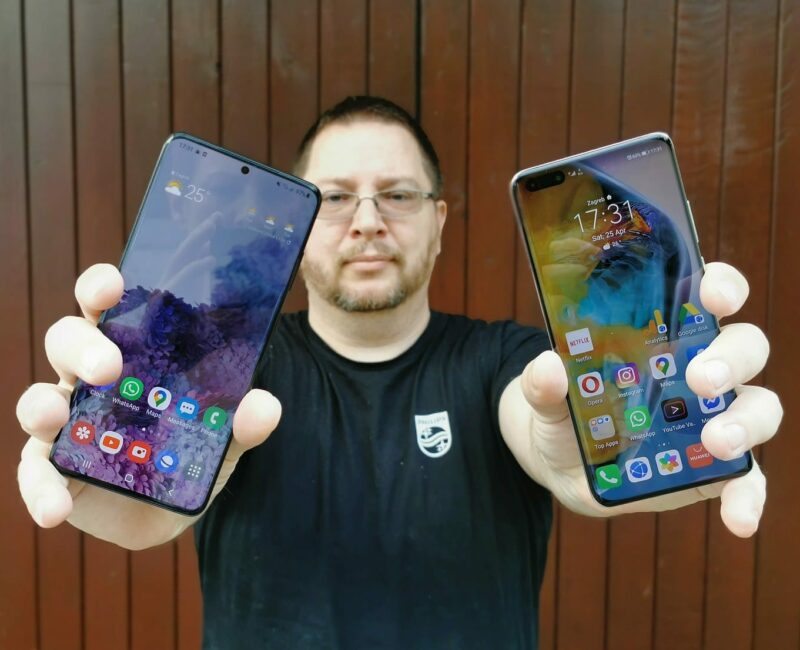 Samsung Galaxy S20 vs Huawei P40 Pro 1