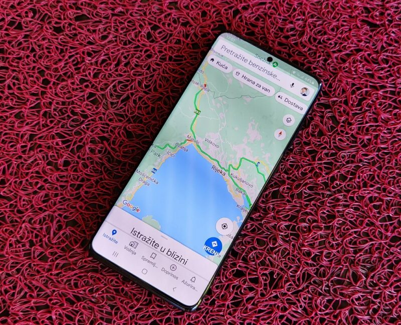 Galaxy S20 Google Maps 1