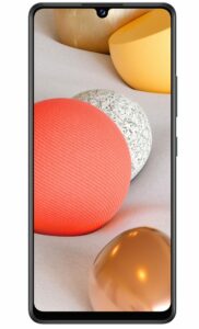 GalaxyA42 5G Black Front scaled