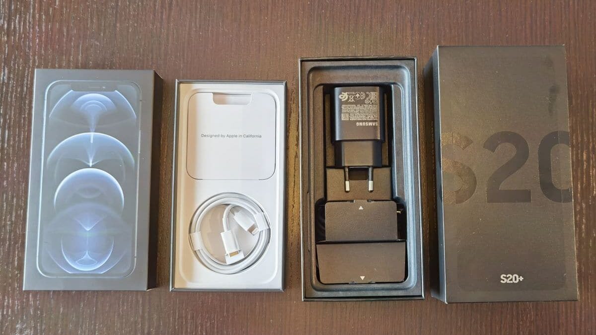 Apple iPhone 12 Pro i Samsung Galaxy S20 2