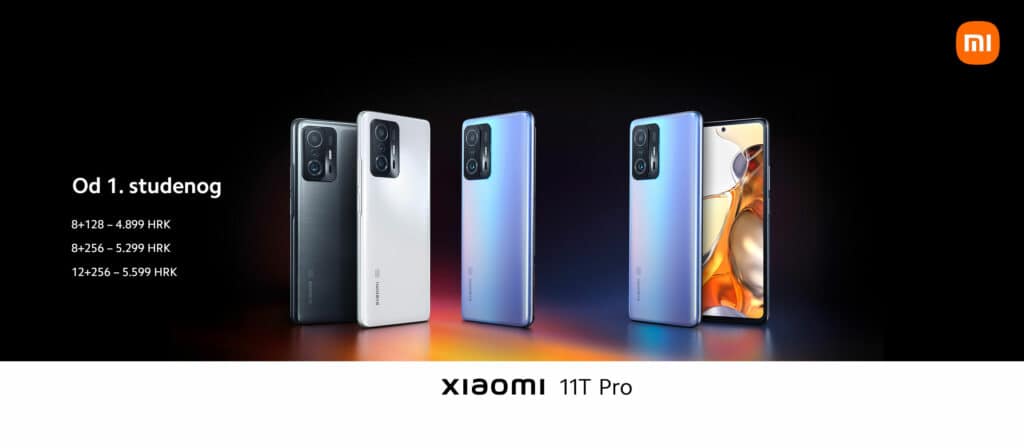 Xiaomi 11T Pro od 1 studenog 2816x1232