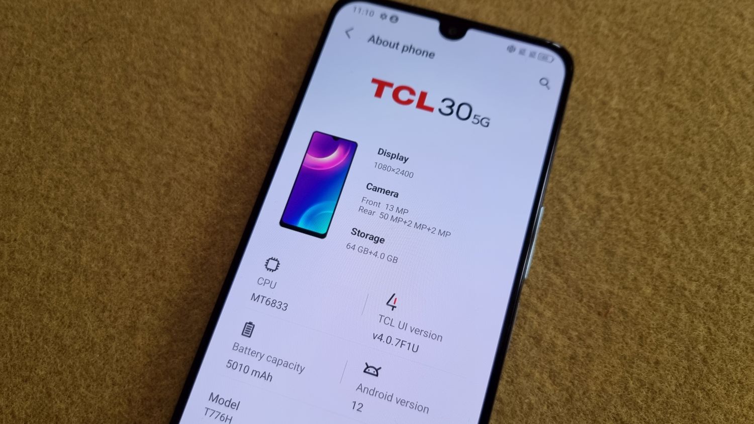 TCL 30 5G 4