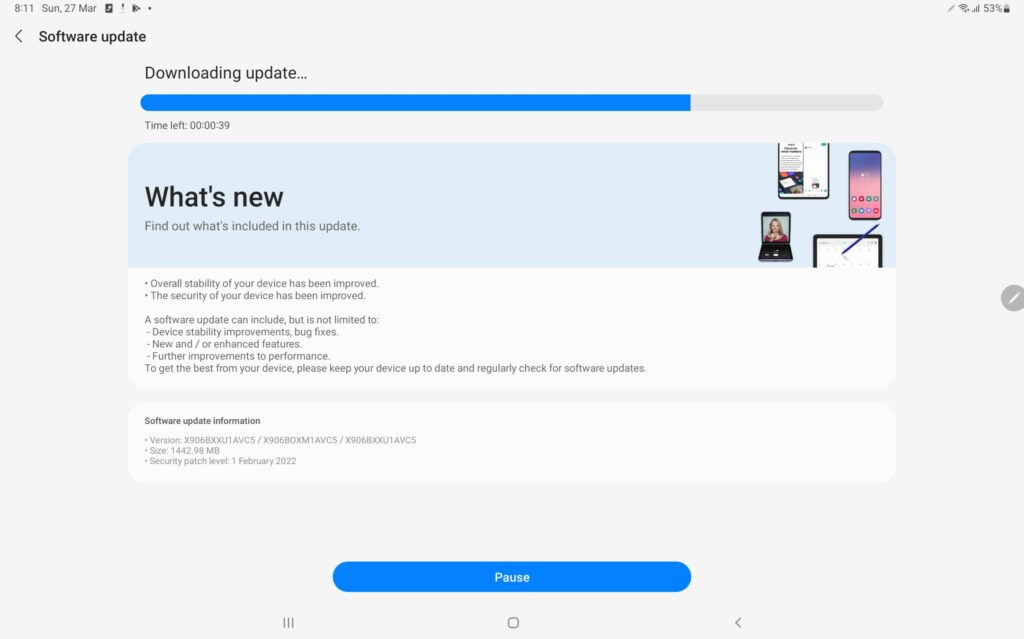 Screenshot 20220327 201136 Software update scaled