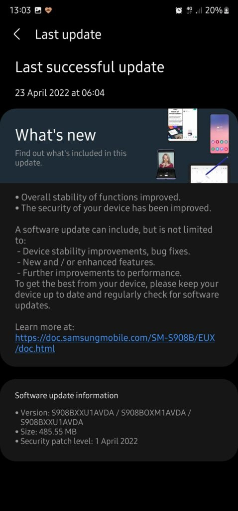 Screenshot 20220423 130321 Software update