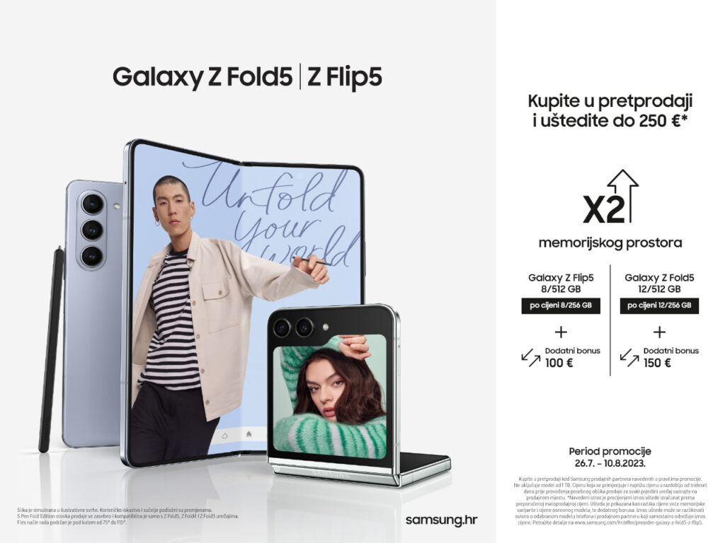 Galaxy Z Flip5 Galaxy Z Fold5 preorder KV