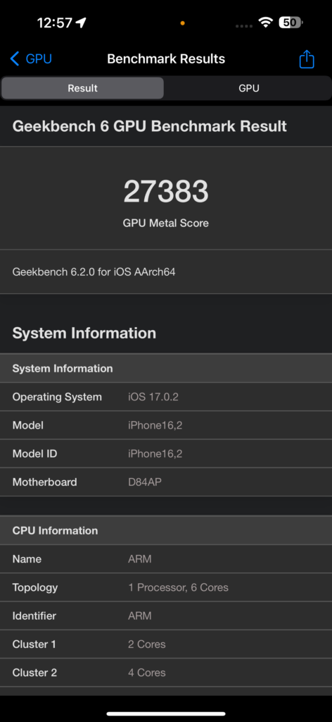 iPhone 15 Pro Max benchmark 3