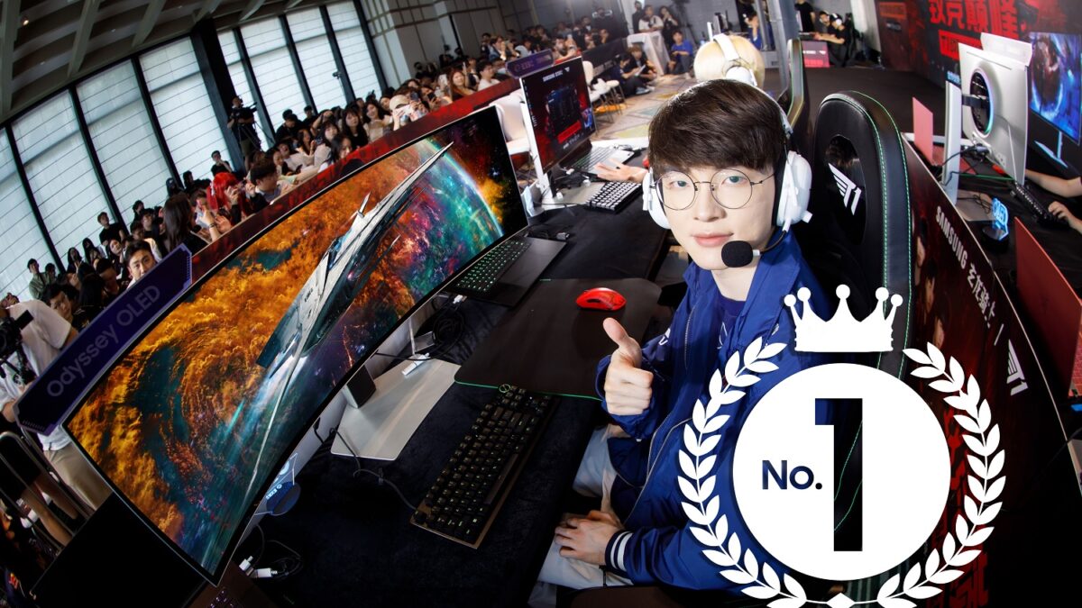 Odyssey OLED G9 with Faker 1