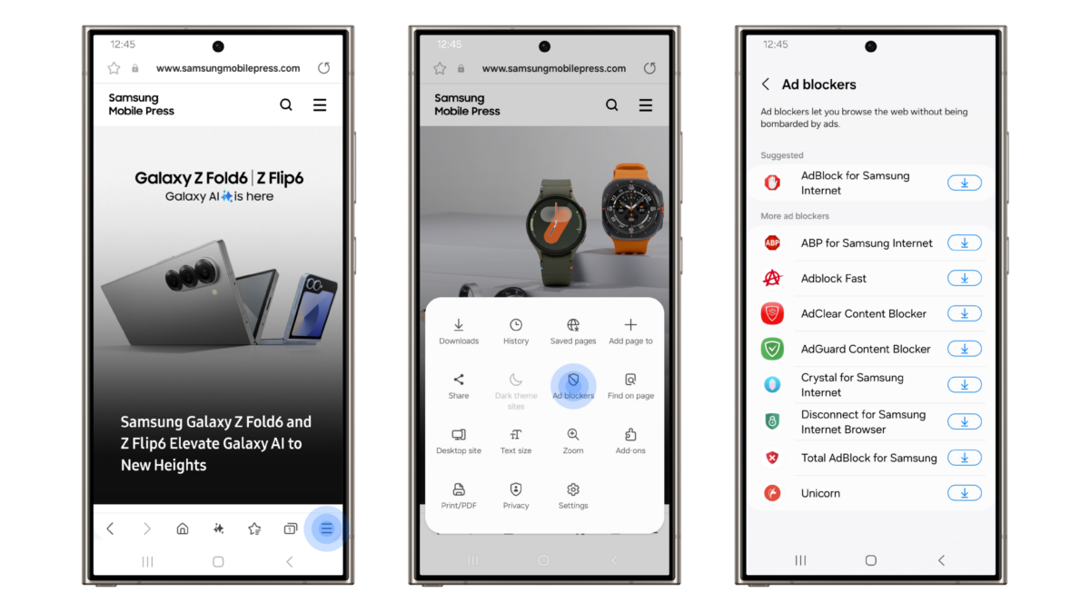 SamsungInternet AdBlocker