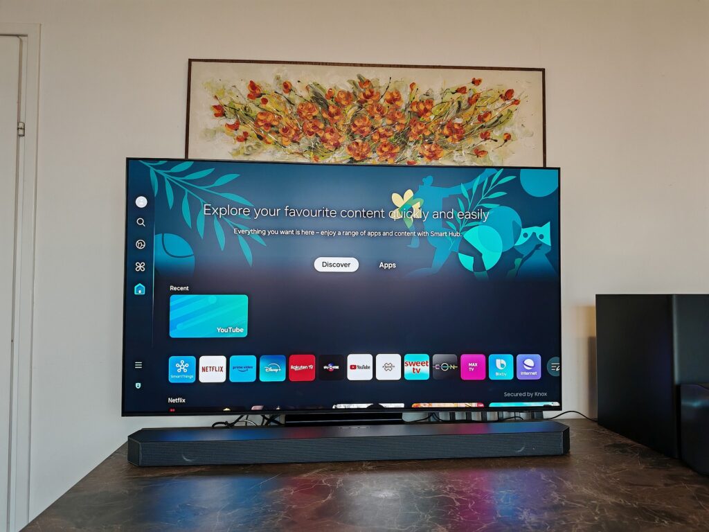 Samsung 55 OLED S95D soundbar HW Q930D 19