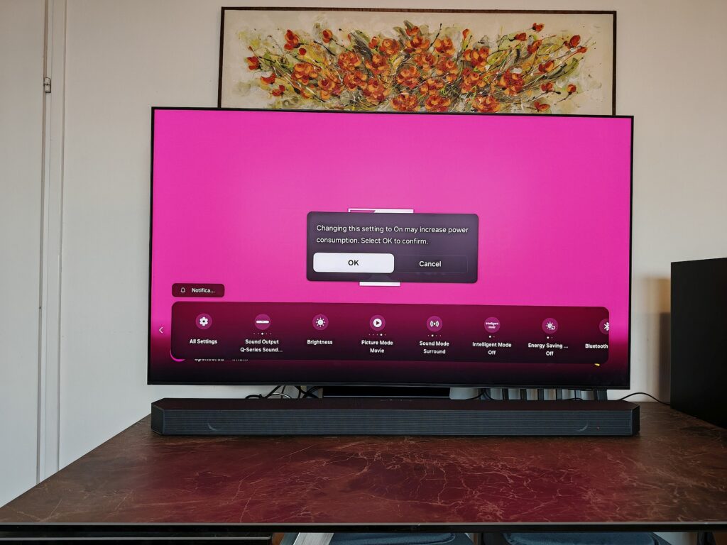 Samsung 55 OLED S95D soundbar HW Q930D 22