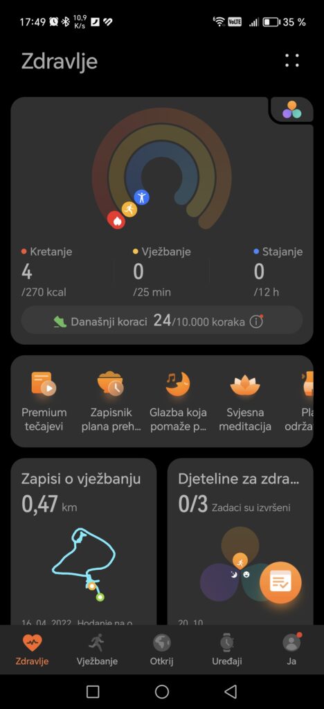 Screenshot 20241020 174910 com huawei health MainActivity