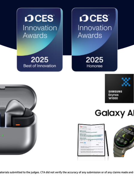 CES 2025 Innovation Awards Samsung