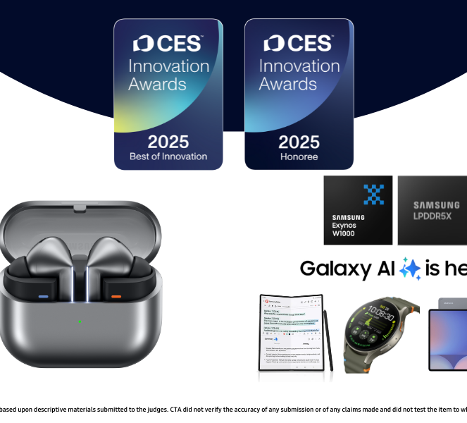 CES 2025 Innovation Awards Samsung