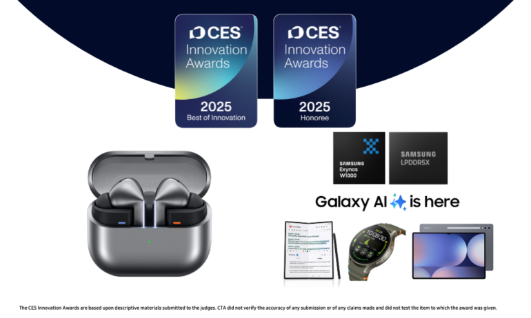 CES 2025 Innovation Awards Samsung