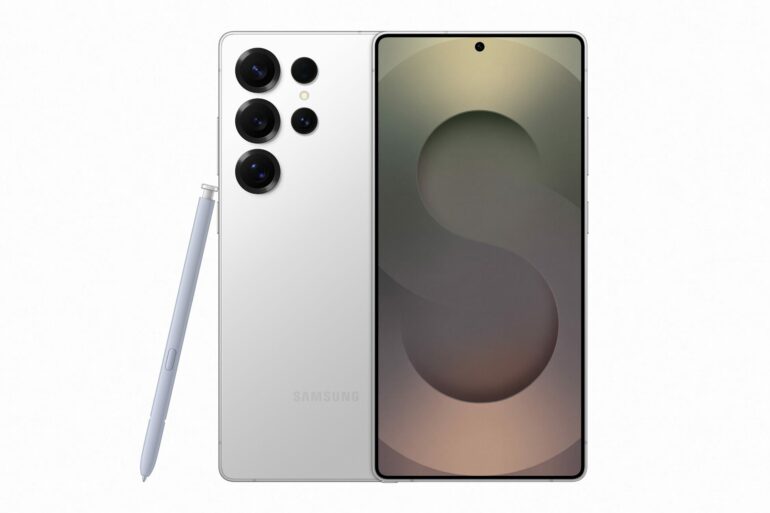 S25 ultra front full front image titanium white 1 scaled