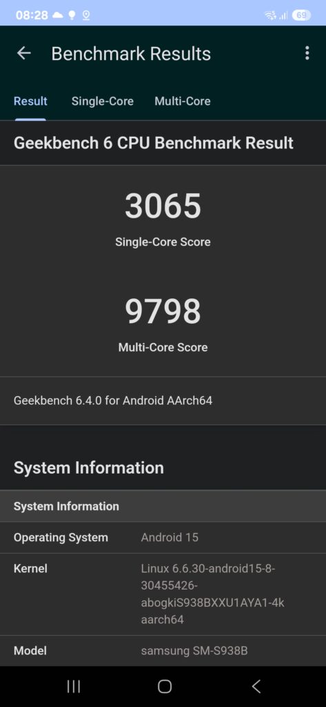 Screenshot 20250205 082844 Geekbench 6