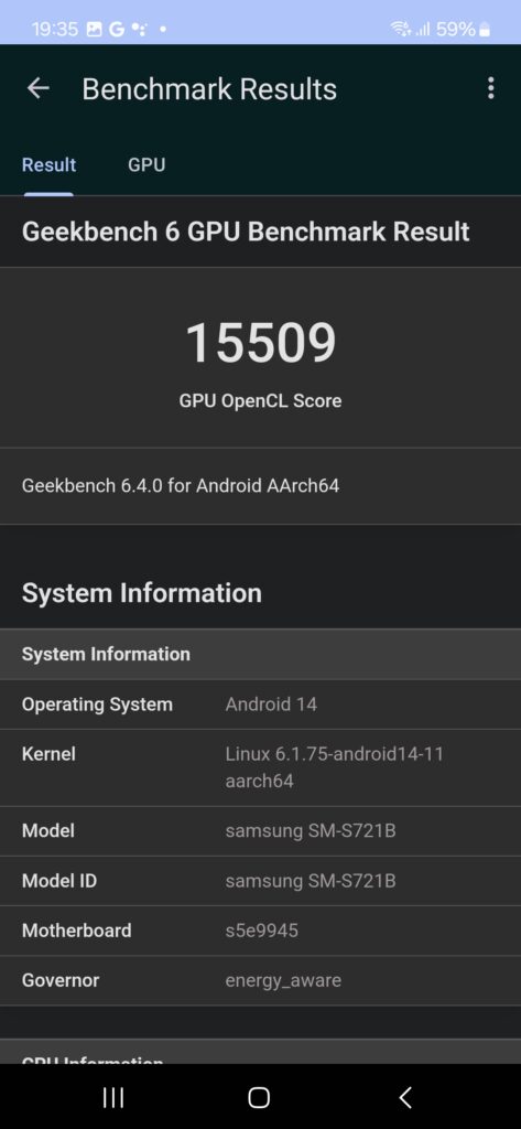 Screenshot 20250218 193534 Geekbench 6