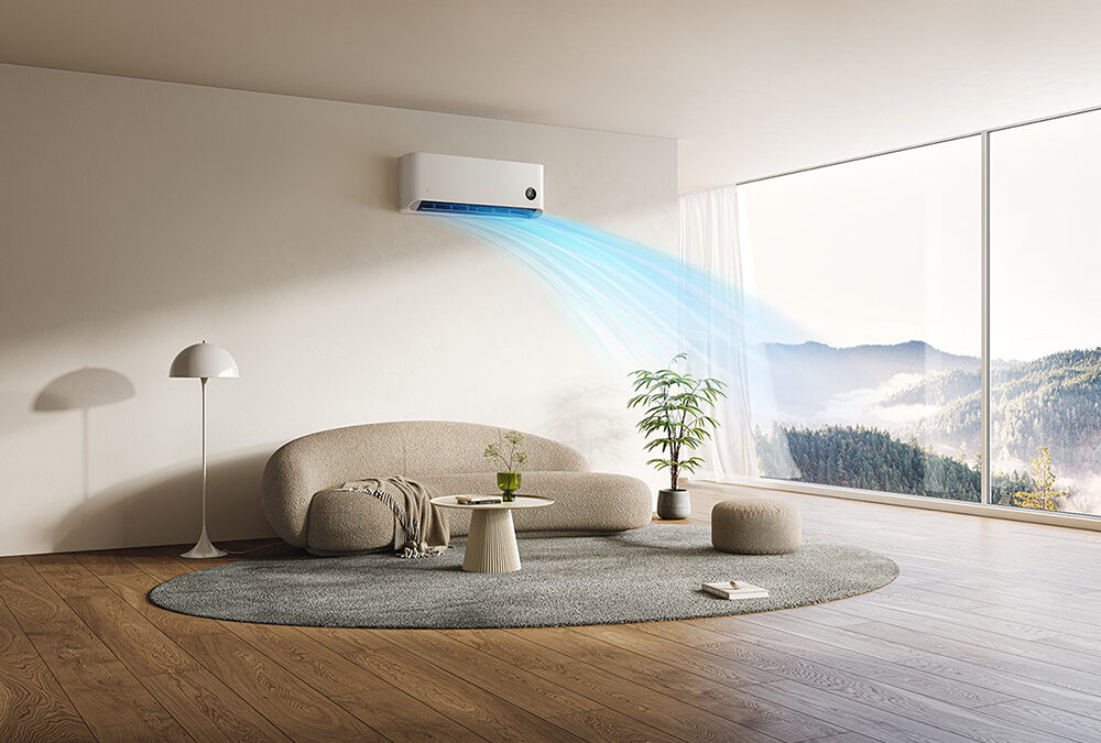 Mijia Air Conditioner Pro Eco Inverter Summer scene with wind